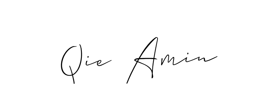 Here are the top 10 professional signature styles for the name Qie  Amin. These are the best autograph styles you can use for your name. Qie  Amin signature style 2 images and pictures png