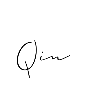 if you are searching for the best signature style for your name Qin. so please give up your signature search. here we have designed multiple signature styles  using Allison_Script. Qin signature style 2 images and pictures png
