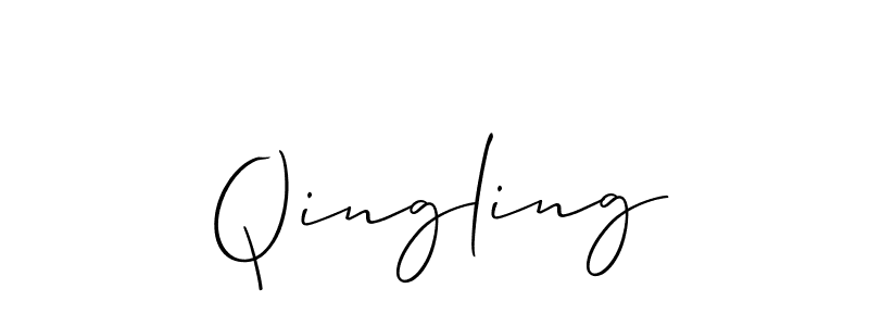 Once you've used our free online signature maker to create your best signature Allison_Script style, it's time to enjoy all of the benefits that Qingling name signing documents. Qingling signature style 2 images and pictures png