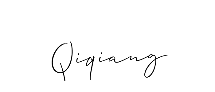 This is the best signature style for the Qiqiang name. Also you like these signature font (Allison_Script). Mix name signature. Qiqiang signature style 2 images and pictures png