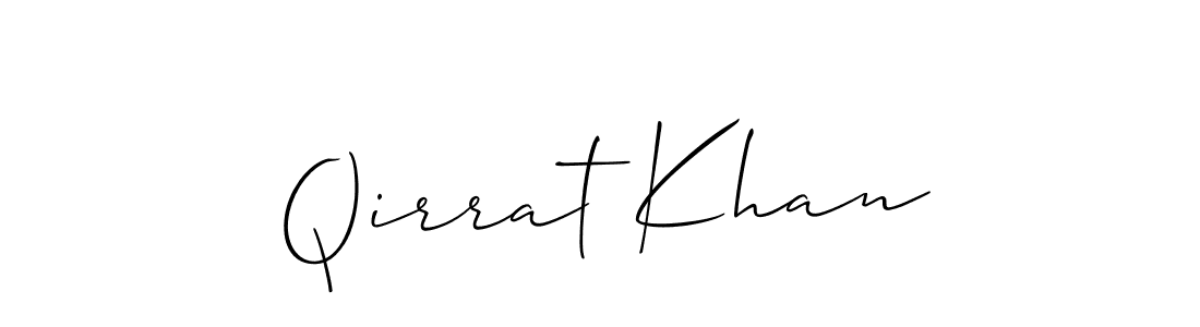 Once you've used our free online signature maker to create your best signature Allison_Script style, it's time to enjoy all of the benefits that Qirrat Khan name signing documents. Qirrat Khan signature style 2 images and pictures png