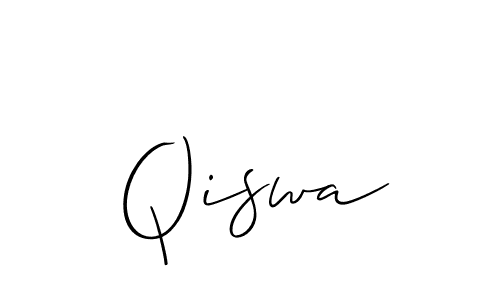 How to Draw Qiswa signature style? Allison_Script is a latest design signature styles for name Qiswa. Qiswa signature style 2 images and pictures png