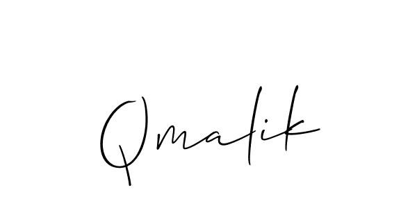 Similarly Allison_Script is the best handwritten signature design. Signature creator online .You can use it as an online autograph creator for name Qmalik. Qmalik signature style 2 images and pictures png