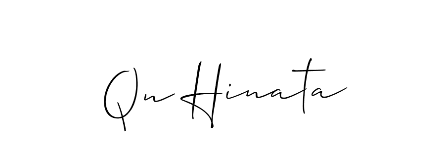 How to make Qn Hinata signature? Allison_Script is a professional autograph style. Create handwritten signature for Qn Hinata name. Qn Hinata signature style 2 images and pictures png