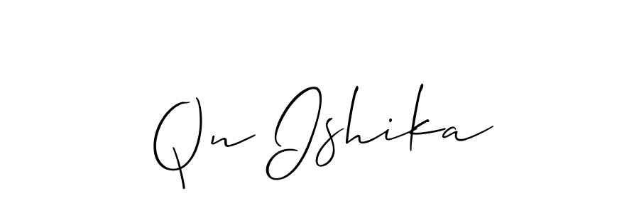You can use this online signature creator to create a handwritten signature for the name Qn Ishika. This is the best online autograph maker. Qn Ishika signature style 2 images and pictures png