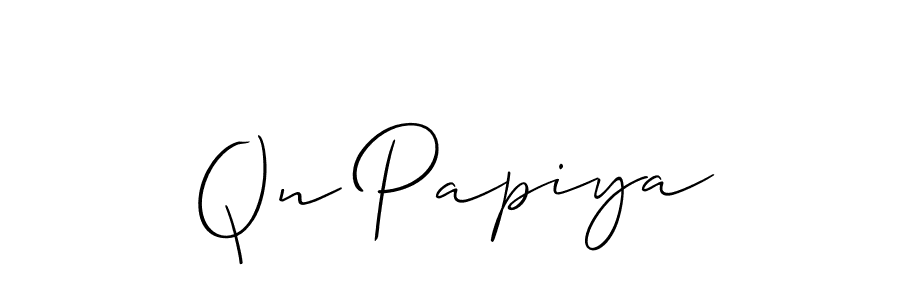 See photos of Qn Papiya official signature by Spectra . Check more albums & portfolios. Read reviews & check more about Allison_Script font. Qn Papiya signature style 2 images and pictures png