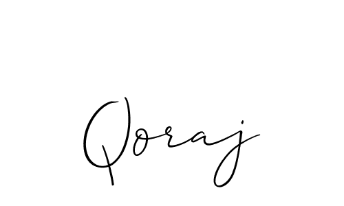 Best and Professional Signature Style for Qoraj. Allison_Script Best Signature Style Collection. Qoraj signature style 2 images and pictures png