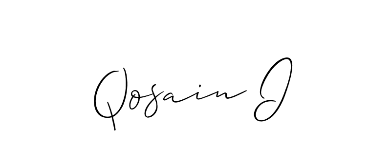 Once you've used our free online signature maker to create your best signature Allison_Script style, it's time to enjoy all of the benefits that Qosain I name signing documents. Qosain I signature style 2 images and pictures png