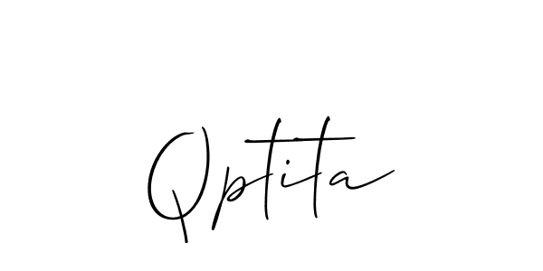 The best way (Allison_Script) to make a short signature is to pick only two or three words in your name. The name Qptita include a total of six letters. For converting this name. Qptita signature style 2 images and pictures png