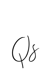 You should practise on your own different ways (Allison_Script) to write your name (Qs) in signature. don't let someone else do it for you. Qs signature style 2 images and pictures png