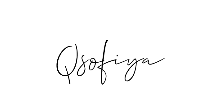 Make a short Qsofiya signature style. Manage your documents anywhere anytime using Allison_Script. Create and add eSignatures, submit forms, share and send files easily. Qsofiya signature style 2 images and pictures png