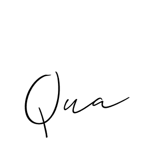 if you are searching for the best signature style for your name Qua. so please give up your signature search. here we have designed multiple signature styles  using Allison_Script. Qua signature style 2 images and pictures png