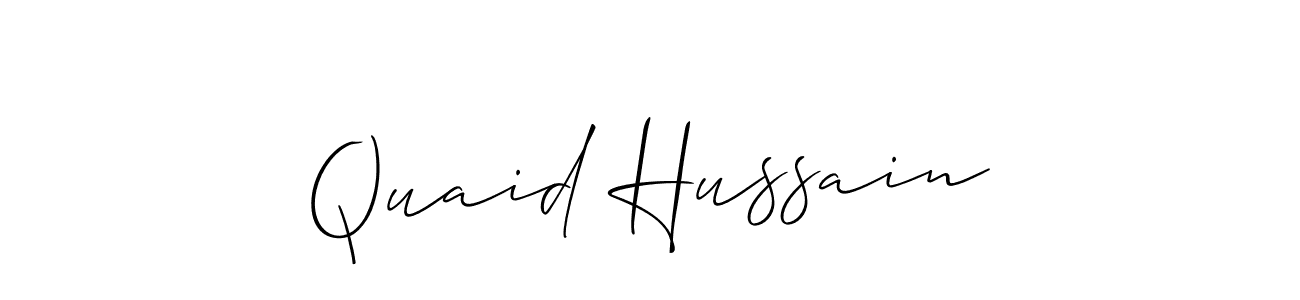 Make a short Quaid Hussain signature style. Manage your documents anywhere anytime using Allison_Script. Create and add eSignatures, submit forms, share and send files easily. Quaid Hussain signature style 2 images and pictures png