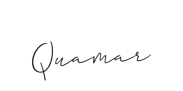 Also we have Quamar name is the best signature style. Create professional handwritten signature collection using Allison_Script autograph style. Quamar signature style 2 images and pictures png