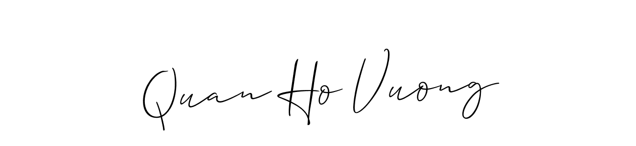 It looks lik you need a new signature style for name Quan Ho Vuong. Design unique handwritten (Allison_Script) signature with our free signature maker in just a few clicks. Quan Ho Vuong signature style 2 images and pictures png