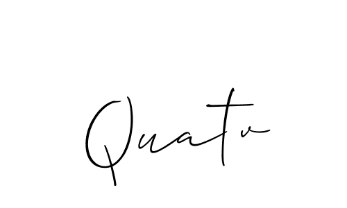 Check out images of Autograph of Quatv name. Actor Quatv Signature Style. Allison_Script is a professional sign style online. Quatv signature style 2 images and pictures png