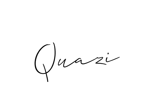 Also You can easily find your signature by using the search form. We will create Quazi name handwritten signature images for you free of cost using Allison_Script sign style. Quazi signature style 2 images and pictures png