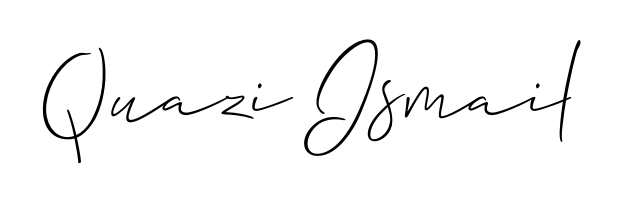 The Allison_Script lettering style adds unique flourish to name Quazi Ismail. Stand out with a custom digital autograph made in seconds. Quazi Ismail signature style 2 images and pictures png
