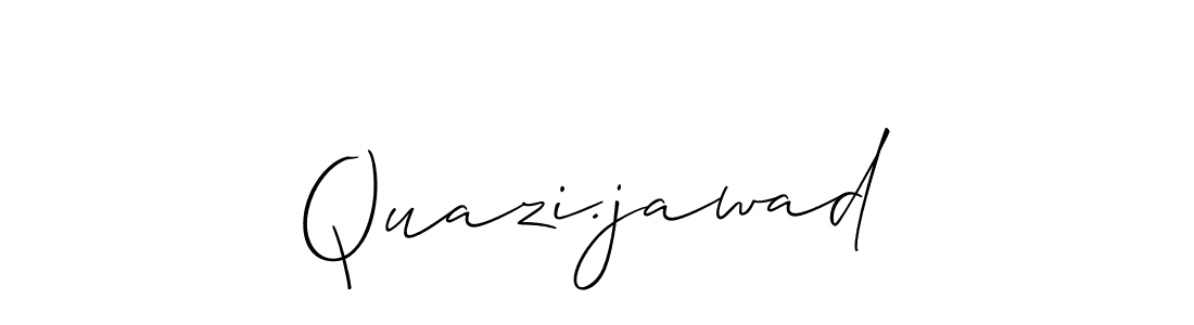 if you are searching for the best signature style for your name Quazi.jawad. so please give up your signature search. here we have designed multiple signature styles  using Allison_Script. Quazi.jawad signature style 2 images and pictures png