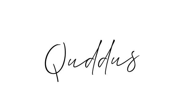 Also You can easily find your signature by using the search form. We will create Quddus name handwritten signature images for you free of cost using Allison_Script sign style. Quddus signature style 2 images and pictures png