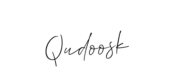 Also You can easily find your signature by using the search form. We will create Qudoosk name handwritten signature images for you free of cost using Allison_Script sign style. Qudoosk signature style 2 images and pictures png