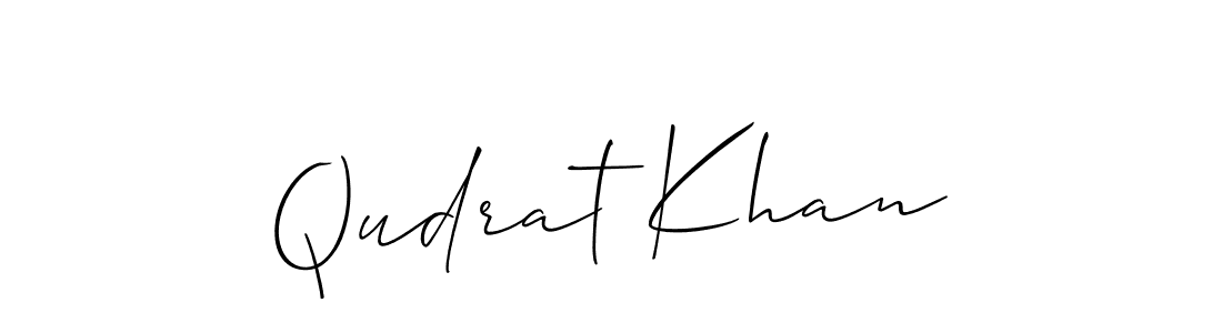 How to Draw Qudrat Khan signature style? Allison_Script is a latest design signature styles for name Qudrat Khan. Qudrat Khan signature style 2 images and pictures png