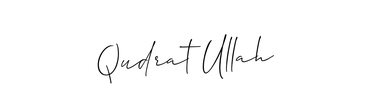 Use a signature maker to create a handwritten signature online. With this signature software, you can design (Allison_Script) your own signature for name Qudrat Ullah. Qudrat Ullah signature style 2 images and pictures png