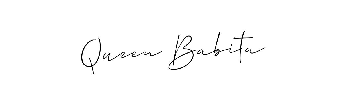 Check out images of Autograph of Queen Babita name. Actor Queen Babita Signature Style. Allison_Script is a professional sign style online. Queen Babita signature style 2 images and pictures png
