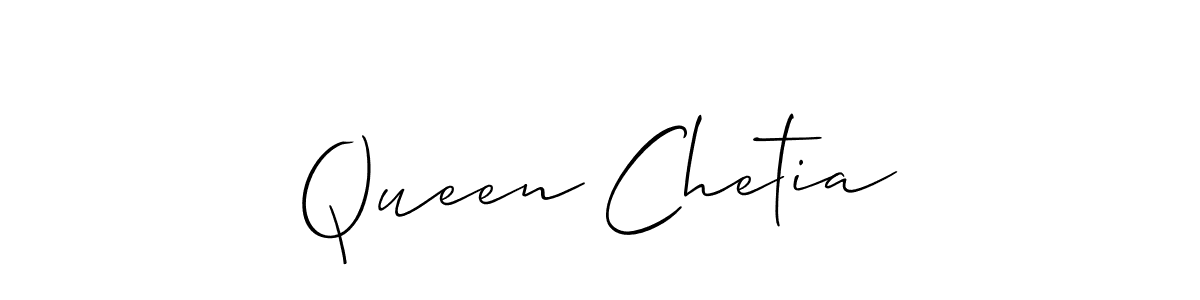 Best and Professional Signature Style for Queen Chetia. Allison_Script Best Signature Style Collection. Queen Chetia signature style 2 images and pictures png