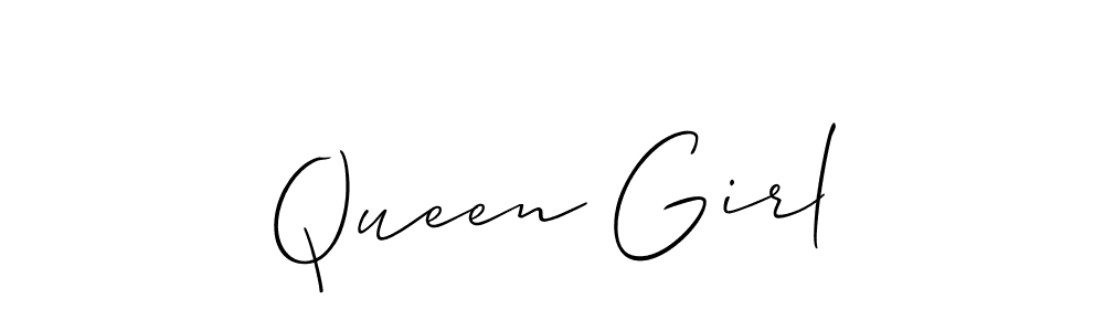 How to Draw Queen Girl signature style? Allison_Script is a latest design signature styles for name Queen Girl. Queen Girl signature style 2 images and pictures png