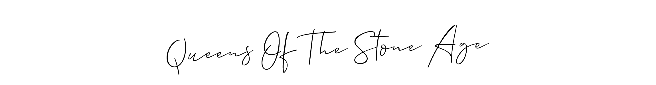 Make a beautiful signature design for name Queens Of The Stone Age. With this signature (Allison_Script) style, you can create a handwritten signature for free. Queens Of The Stone Age signature style 2 images and pictures png
