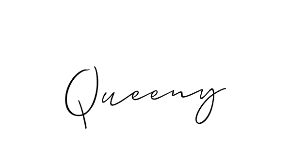 Also You can easily find your signature by using the search form. We will create Queeny name handwritten signature images for you free of cost using Allison_Script sign style. Queeny signature style 2 images and pictures png