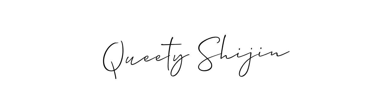 Make a beautiful signature design for name Queety Shijin. Use this online signature maker to create a handwritten signature for free. Queety Shijin signature style 2 images and pictures png