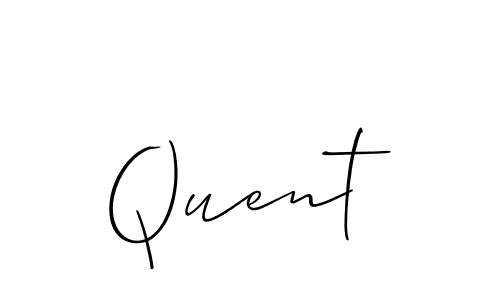 if you are searching for the best signature style for your name Quent. so please give up your signature search. here we have designed multiple signature styles  using Allison_Script. Quent signature style 2 images and pictures png
