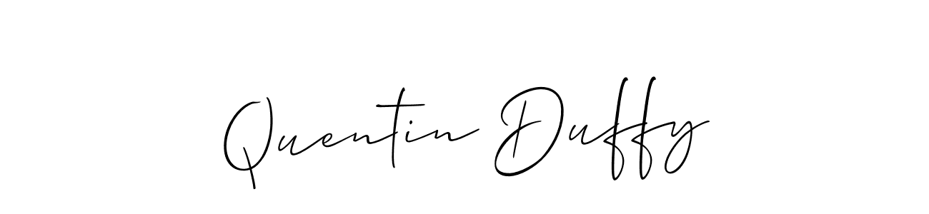 How to make Quentin Duffy signature? Allison_Script is a professional autograph style. Create handwritten signature for Quentin Duffy name. Quentin Duffy signature style 2 images and pictures png