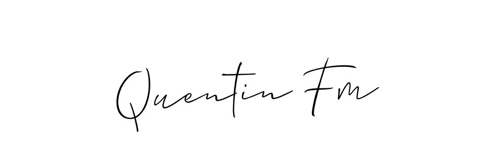 This is the best signature style for the Quentin Fm name. Also you like these signature font (Allison_Script). Mix name signature. Quentin Fm signature style 2 images and pictures png