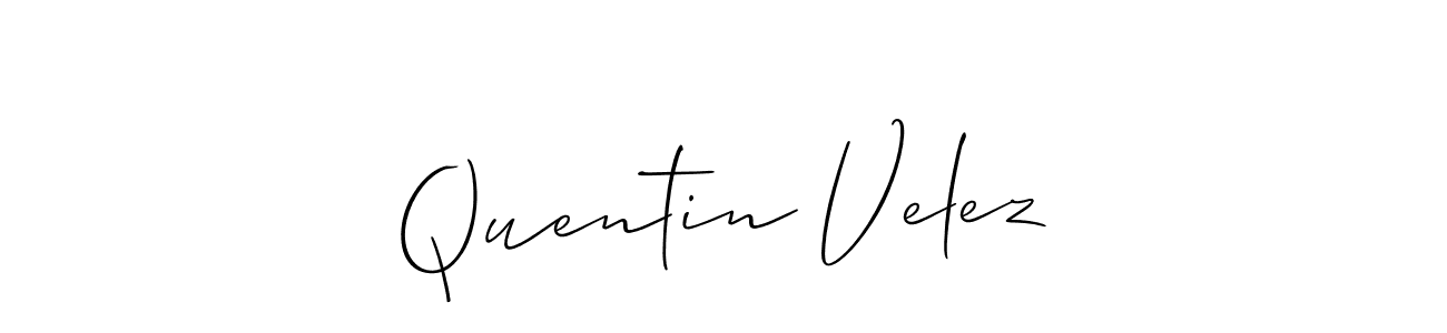 How to Draw Quentin Velez signature style? Allison_Script is a latest design signature styles for name Quentin Velez. Quentin Velez signature style 2 images and pictures png