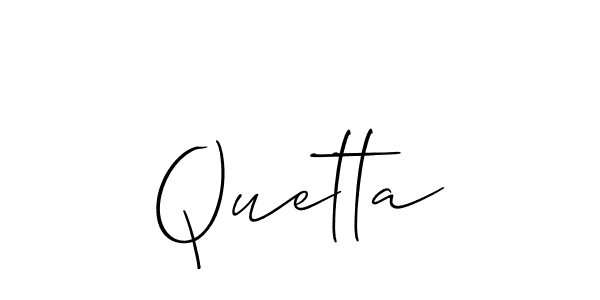 Also we have Quetta name is the best signature style. Create professional handwritten signature collection using Allison_Script autograph style. Quetta signature style 2 images and pictures png