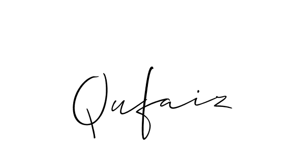 Similarly Allison_Script is the best handwritten signature design. Signature creator online .You can use it as an online autograph creator for name Qufaiz. Qufaiz signature style 2 images and pictures png