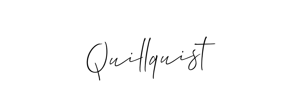 Check out images of Autograph of Quillquist name. Actor Quillquist Signature Style. Allison_Script is a professional sign style online. Quillquist signature style 2 images and pictures png