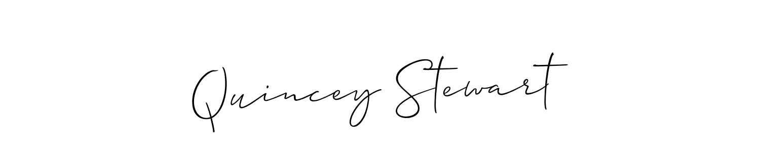 Also we have Quincey Stewart name is the best signature style. Create professional handwritten signature collection using Allison_Script autograph style. Quincey Stewart signature style 2 images and pictures png