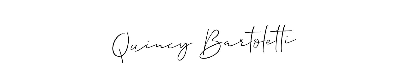 Make a beautiful signature design for name Quincy Bartoletti. Use this online signature maker to create a handwritten signature for free. Quincy Bartoletti signature style 2 images and pictures png