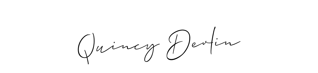 if you are searching for the best signature style for your name Quincy Devlin. so please give up your signature search. here we have designed multiple signature styles  using Allison_Script. Quincy Devlin signature style 2 images and pictures png