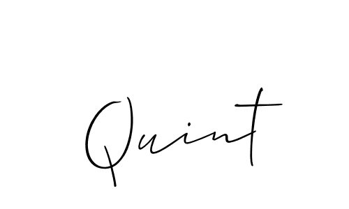 Similarly Allison_Script is the best handwritten signature design. Signature creator online .You can use it as an online autograph creator for name Quint. Quint signature style 2 images and pictures png