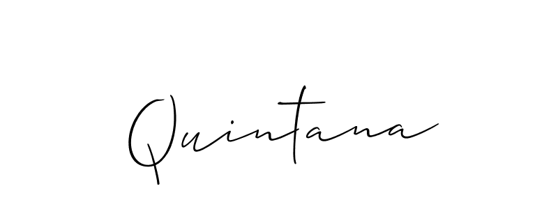 You should practise on your own different ways (Allison_Script) to write your name (Quintana) in signature. don't let someone else do it for you. Quintana signature style 2 images and pictures png