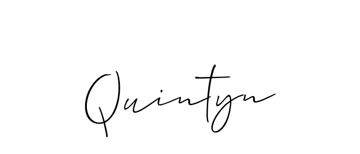 How to Draw Quintyn signature style? Allison_Script is a latest design signature styles for name Quintyn. Quintyn signature style 2 images and pictures png