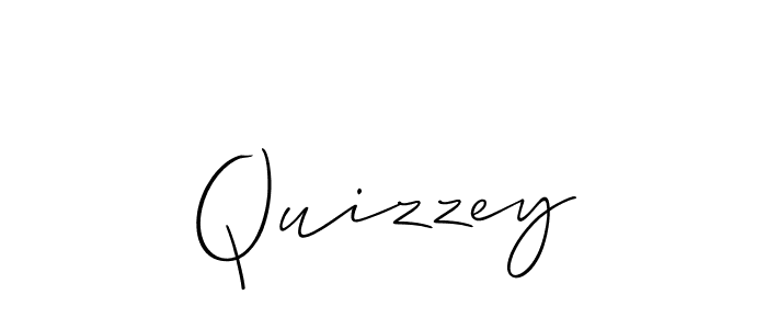 How to Draw Quizzey signature style? Allison_Script is a latest design signature styles for name Quizzey. Quizzey signature style 2 images and pictures png