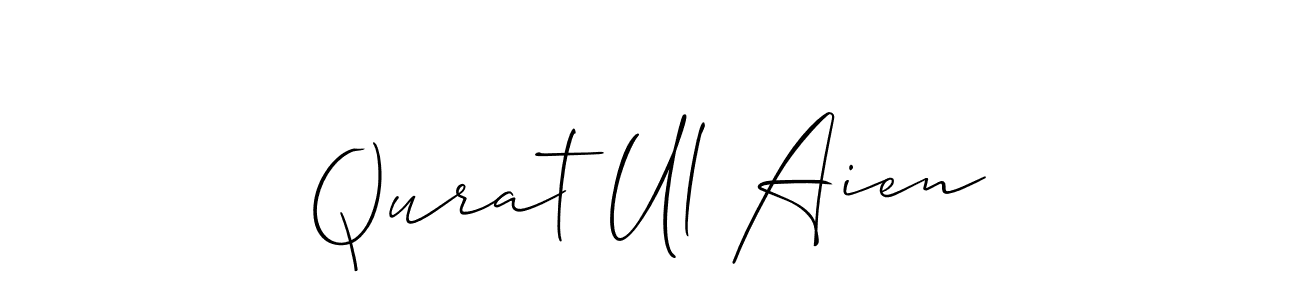 Best and Professional Signature Style for Qurat Ul Aien. Allison_Script Best Signature Style Collection. Qurat Ul Aien signature style 2 images and pictures png