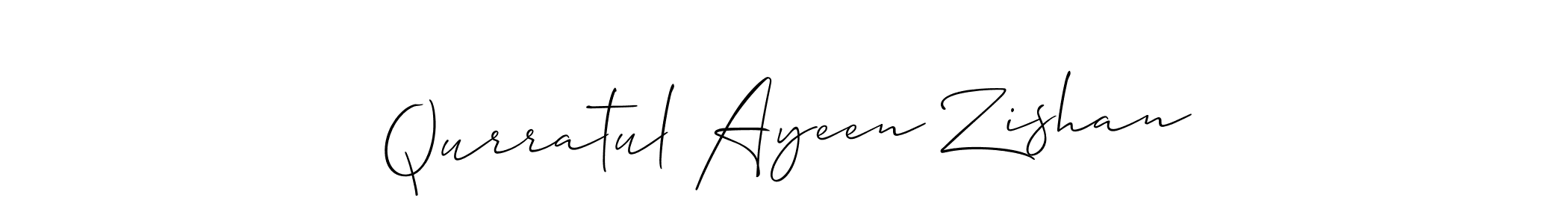 Here are the top 10 professional signature styles for the name Qurratul Ayeen Zishan. These are the best autograph styles you can use for your name. Qurratul Ayeen Zishan signature style 2 images and pictures png
