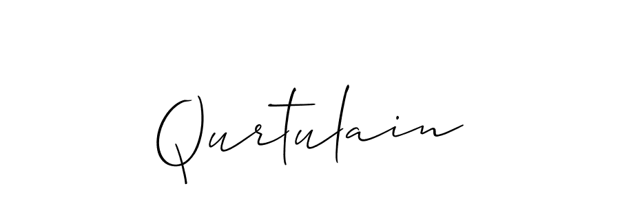 How to Draw Qurtulain signature style? Allison_Script is a latest design signature styles for name Qurtulain. Qurtulain signature style 2 images and pictures png